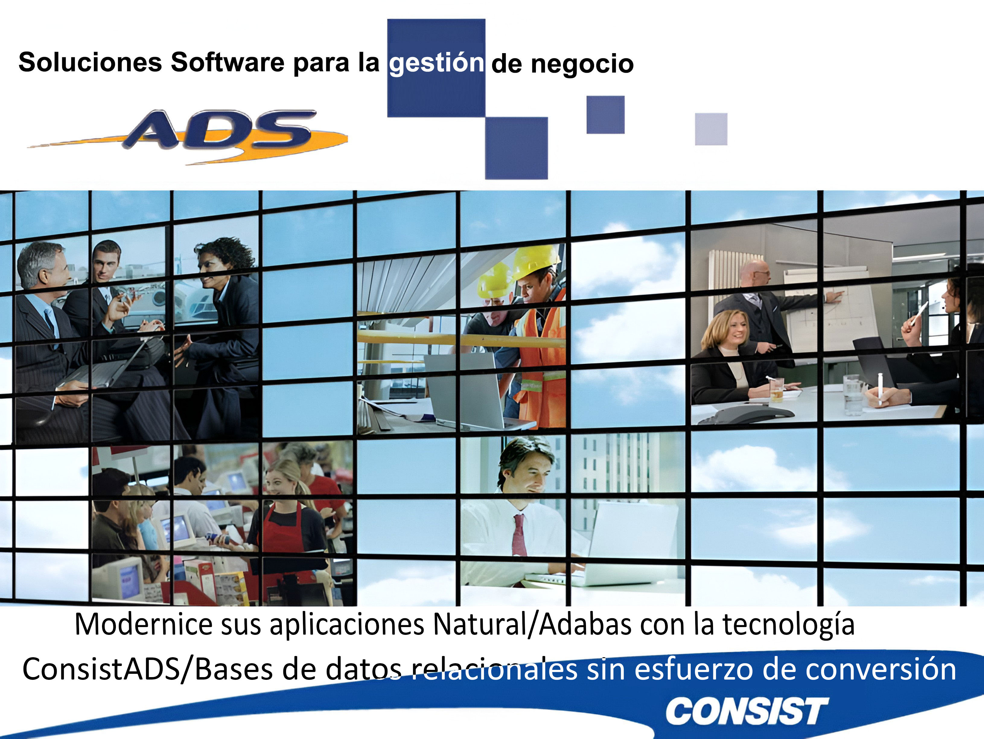Modernice sus aplicaciones Natural/Adabas con la tecnología ConsistADS/Bases de datos relacionales sin esfuerzo de conversión